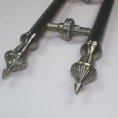 European Brass Door Handle 201 Tube and Zinc Allot Head American Gold Room Luxury