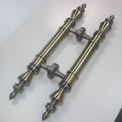European Style Zinc Alloy Bronze Antique Door Handle for Hotel Door Replacement