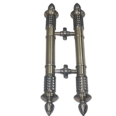European Style Zinc Alloy Bronze Antique Door Handle for Hotel Door Replacement