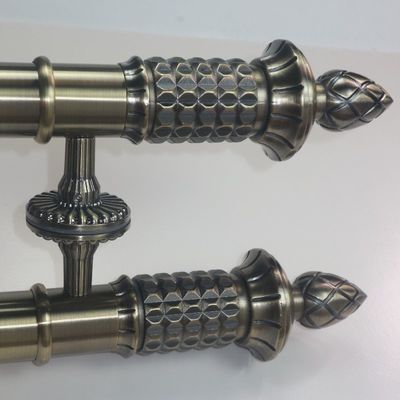 European Style Zinc Alloy Bronze Antique Door Handle for Hotel Door Replacement