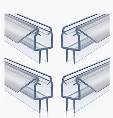 Long Lift Function PVC Plastic Shower Door Bottom Seal Strip for Modern Bathrooms