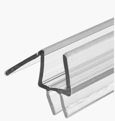 Long Lift Function PVC Plastic Shower Door Bottom Seal Strip for Modern Bathrooms