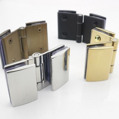 Upgrade Your Bathroom with 835g Heavy Duty Glass to Glass Shower Door Hinge 4 Colors