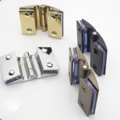 Upgrade Your Bathroom with 835g Heavy Duty Glass to Glass Shower Door Hinge 4 Colors