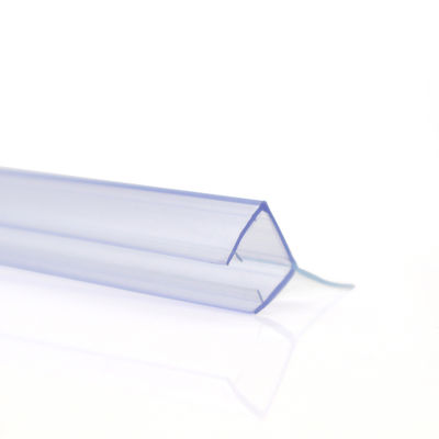 Transparent PVC Waterproof Seal Strips for Sliding Bathroom Glass Door 6-12mm Width