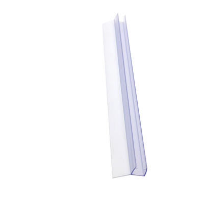 Transparent PVC Waterproof Seal Strips for Sliding Bathroom Glass Door 6-12mm Width
