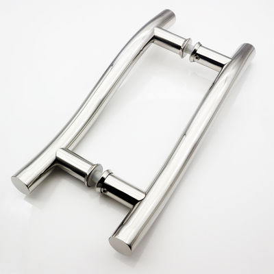 SUS304 Stainless Steel H Type Glass Door Handle Sample 1-3 Working Days Finish SSS/PSS