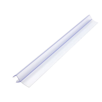 Transparent PVC Waterproof Seal Strips for Sliding Bathroom Glass Door 6-12mm Width