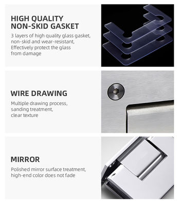 Heavy Duty Door Hinge for Glass to Glass Shower Door Pivot Hinges