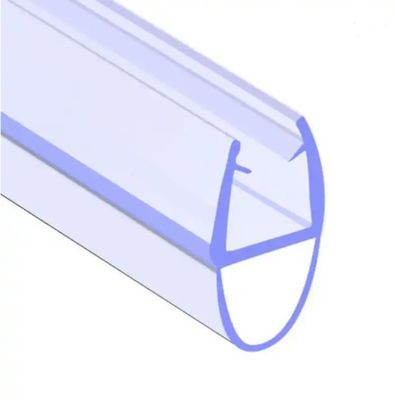 6-12mm Transparent Glass Shower Door Sweep Waterproof Strips with Long Lift Function
