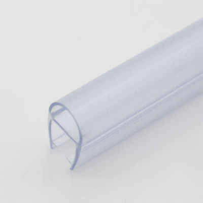 6-12mm Transparent Glass Shower Door Sweep Waterproof Strips with Long Lift Function