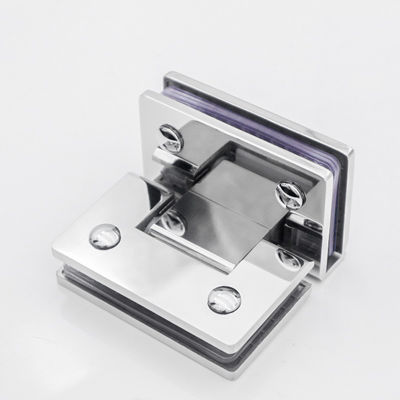 Stainless Steel Hinge Clamp Glass to Glass Bisagra Ducha para Vidrio for 8-12mm Glass