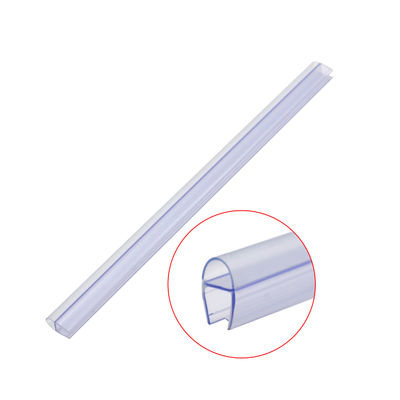 Waterproof PVC D Shape Glass Shower Door Seal Strip for More than 1200mm Door Size