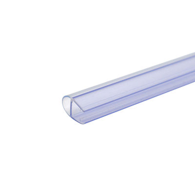 Waterproof PVC D Shape Glass Shower Door Seal Strip for More than 1200mm Door Size
