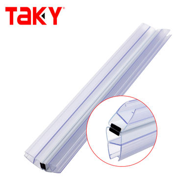 Waterproof PVC Seal Strip for 6mm-10mm Glass Shower Sliding Door Open Style Sliding