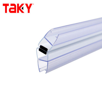 Waterproof PVC Seal Strip for 6mm-10mm Glass Shower Sliding Door Open Style Sliding