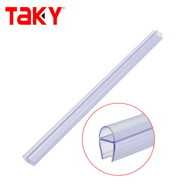 180 Degree H Type Polycarbonate Water Seal for 2400MM In Line Panel Steam Shower Door