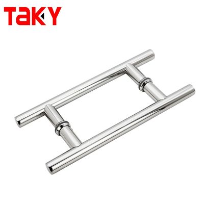 Back to Back Towel Bar Pull Handle for Long Room Glass Door in PSS/Matt Black/Stain
