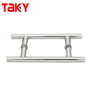 Back to Back Towel Bar Pull Handle for Long Room Glass Door in PSS/Matt Black/Stain
