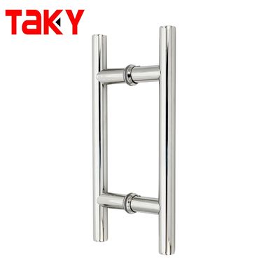 Back to Back Towel Bar Pull Handle for Long Room Glass Door in PSS/Matt Black/Stain