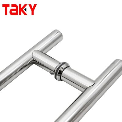 Back to Back Towel Bar Pull Handle for Long Room Glass Door in PSS/Matt Black/Stain