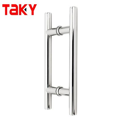 Back to Back Towel Bar Pull Handle for Long Room Glass Door in PSS/Matt Black/Stain