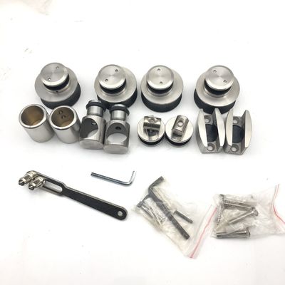 Sliding Door Fitting for 12MM Glass Modern Round Shape Bar Glass Shower Door Hardware