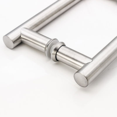 Main Door Puxador Preto de Porta with Stainless Steel Door Handle and Pull Style