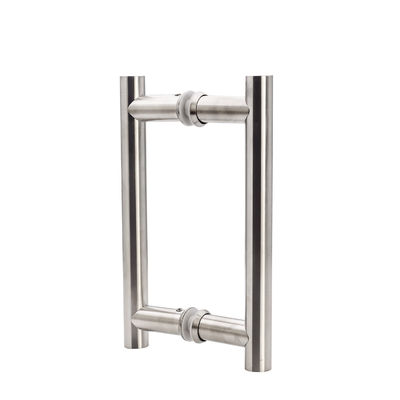 Main Door Puxador Preto de Porta with Stainless Steel Door Handle and Pull Style