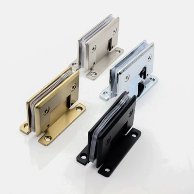 Frameless Glass Door Hinge PSS/SSS/MB Finish 90 Degree Solid Brass for Shower Room Door