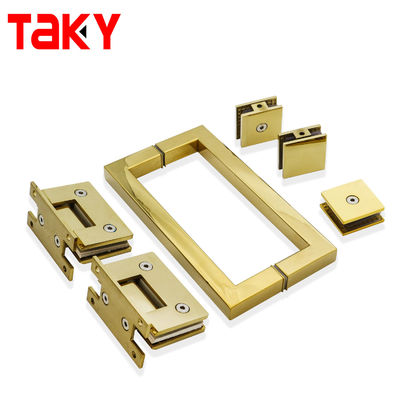 Long Life Square 90 Degree Stainless Steel Polishing Soft Close Shower Screen Glass Pivot Door Hinges