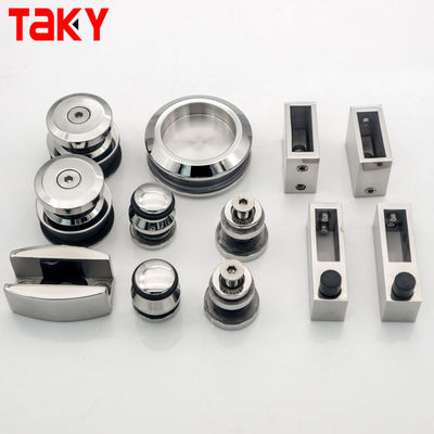 80-120kg Load Bearing Frameless Sliding Glass Door Hardware for Bathroom Accessories