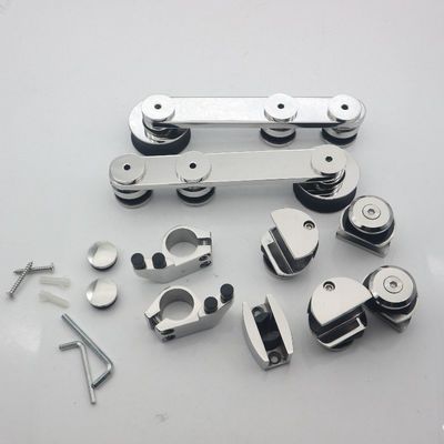 80-120kg Load Bearing Glass Sliding Door Accessories Perfect for Bathroom Renovation