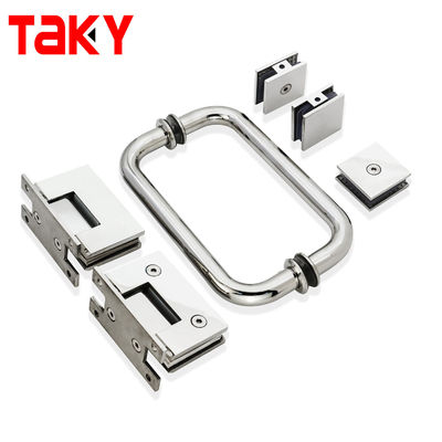 Stainless Steel Shower Hinge in PSS/Matt Black/Stain Finish for Shower Door Hardware