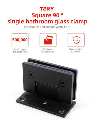American Market 304 Stainless Steel Matt Black Frameless Pivot Glass Shower Doors Hinge