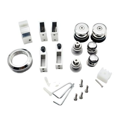 304 Stainless Steel Shower Sliding Door Kits for Modern Style Shower Room Accessories