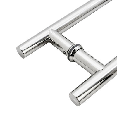 16&quot; Heavy Duty H Shape Sliding Door Handle for Double Sided Chrome Push Pull Doors