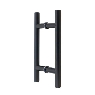 Commercial Grade-304 Stainless Steel Modern Wardrobe Pull Handle with Matte Black Finish