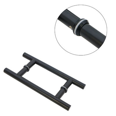 Commercial Grade-304 Stainless Steel Modern Wardrobe Pull Handle with Matte Black Finish