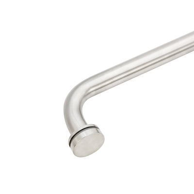 Hotel Silver Shower Enclosure Room Glass Door Back to Back Towel Bar Pull Handle