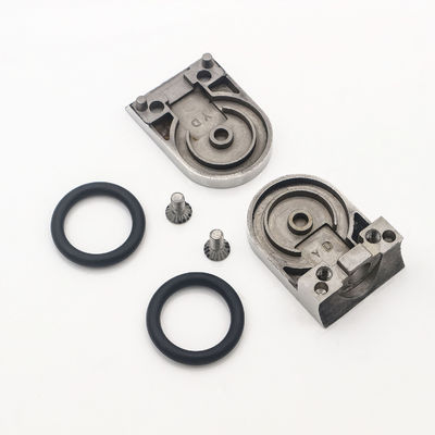 Stainless Steel Wall Mount Bathroom Shower Glass Clamp Square Corner Clip Heavy Duty