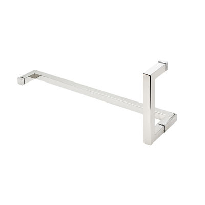 Polished Entrance Black Door Handle Pull for Building Bathroom Glass Door Installation