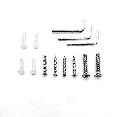 Frameless Glass Sliding Barn Shower Door Hardware Kit for Home Hotel Office Vila Bathroom