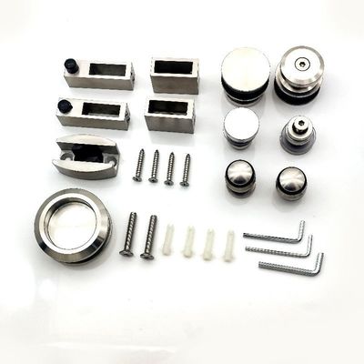 Frameless Glass Sliding Barn Shower Door Hardware Kit for Home Hotel Office Vila Bathroom