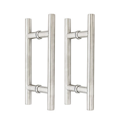 24 Inch Stainless Steel Tempered Glass Push Pull Handle for Door in Hotel Shower Room