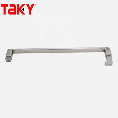 12mm Glass Thickness Stainless Steel Rectangular Tube Bar Glass Door Straight Single Sided Pull Handle