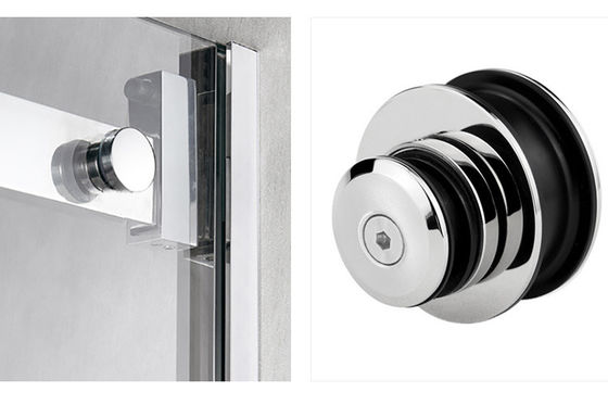 Hand Shower Back Jets Top Shower PSS Finish Sliding Door Hardware Set for Shower Room