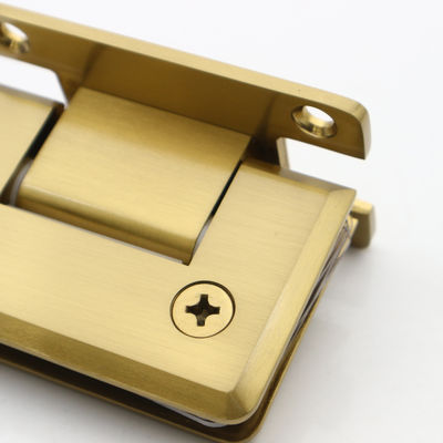 Adjustable Brass Pivot Wall Glass Hinge for Glass Door Pivot Hinges in 90*55mm Size