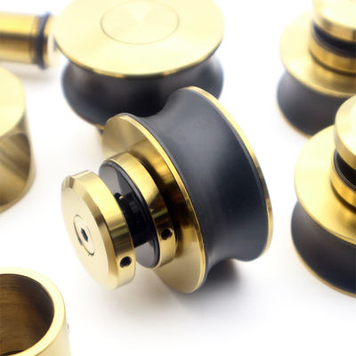 Sliding Golden Bathroom Fittings Accessories Kit for Door Satin/Polish/Matt Black Finish