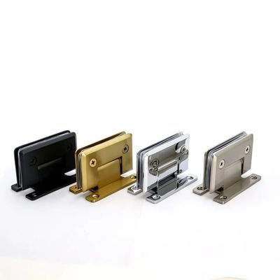 Upgrade Your Bathroom with 90*55mm Adjustable Function Shower Glass Hinge Wall to Wall